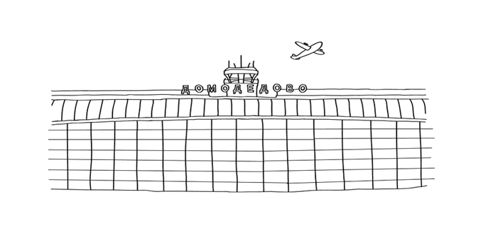 exteriod or Russian airport from previous module