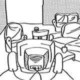 Click to enlarge больша́я ко́мната (гости́ная)