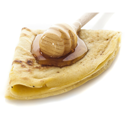Click to enlarge bliny with honey