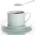 Click to enlarge coffee with sugar