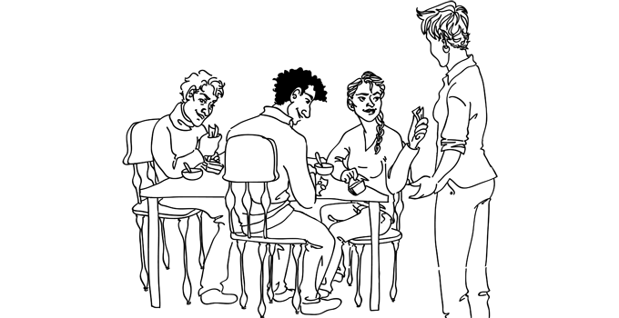 В пиццерии 5